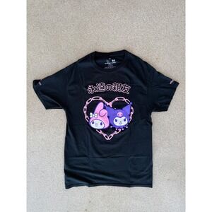 Sanrio My Melody Kuromi Mens Medium T-Shirt - Black Graphic Tee